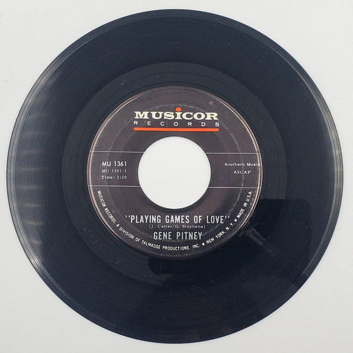 Gene Pitney Playing Games Of Love 45 RPM Single Record Musicor 1969 2