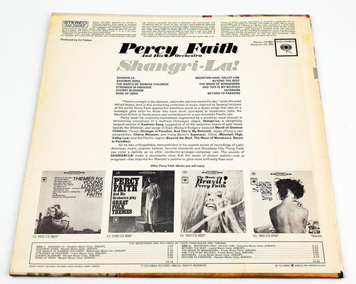 Percy Faith & His Orchestra Shangri-La! 33 RPM LP Record Columbia 1963 2