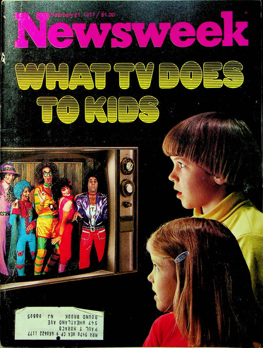 Newsweek Magazine Feb 21 1977 Soviet Side Human Rights TV Does to Kids Kidvid 1