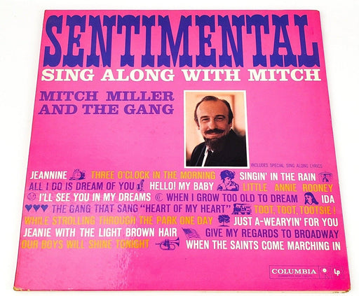 Mitch Miller Sentimental Sing Along With Mitch Record LP Columbia 1960 Gatefold 1