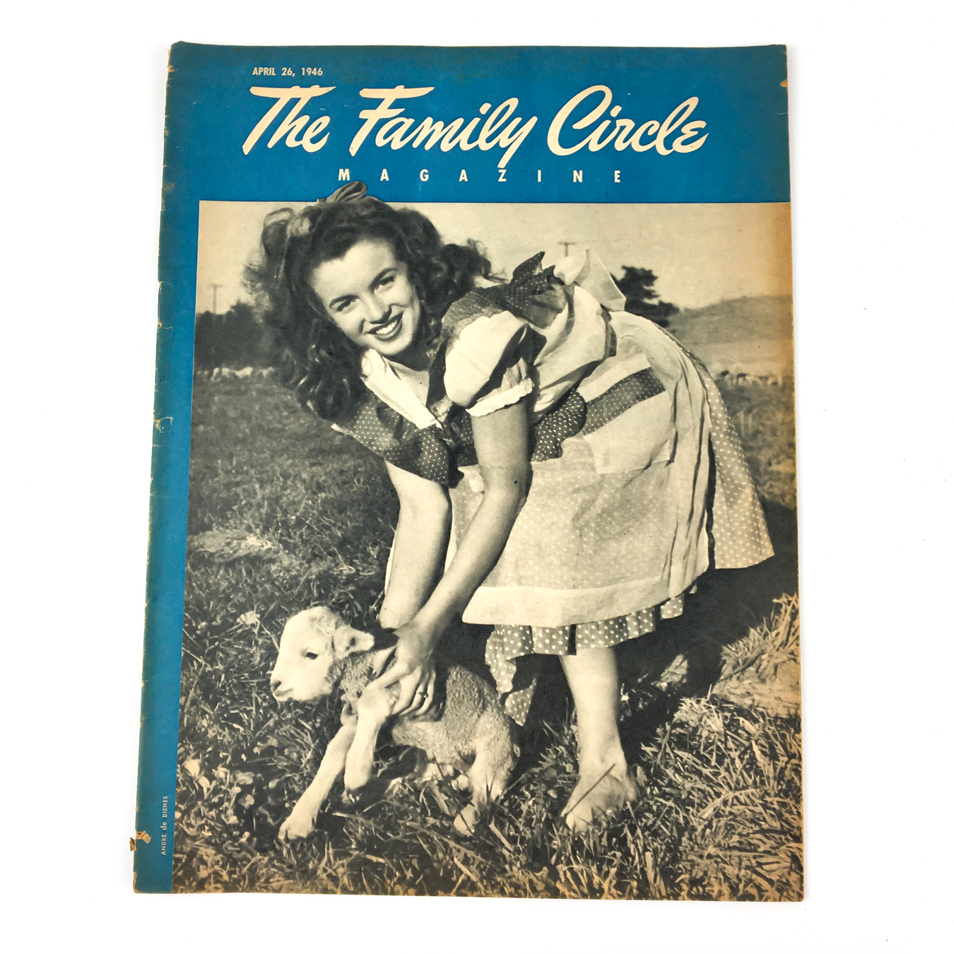 The Family Circle 1950s Norma Jeane Mortenson Marilyn Monroe Early Magazine
