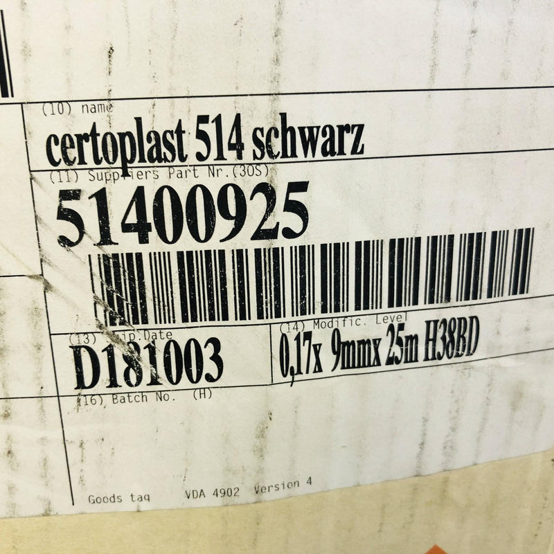 4x Certoplast 514 Pressure-Sensitive Adhesive Tape Fabric 19mmx25m Wiring Cable 2