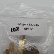 10 Sargent 6270 LN Key Blanks LN Keyway Nickel Silver 6 Pin NOS 4