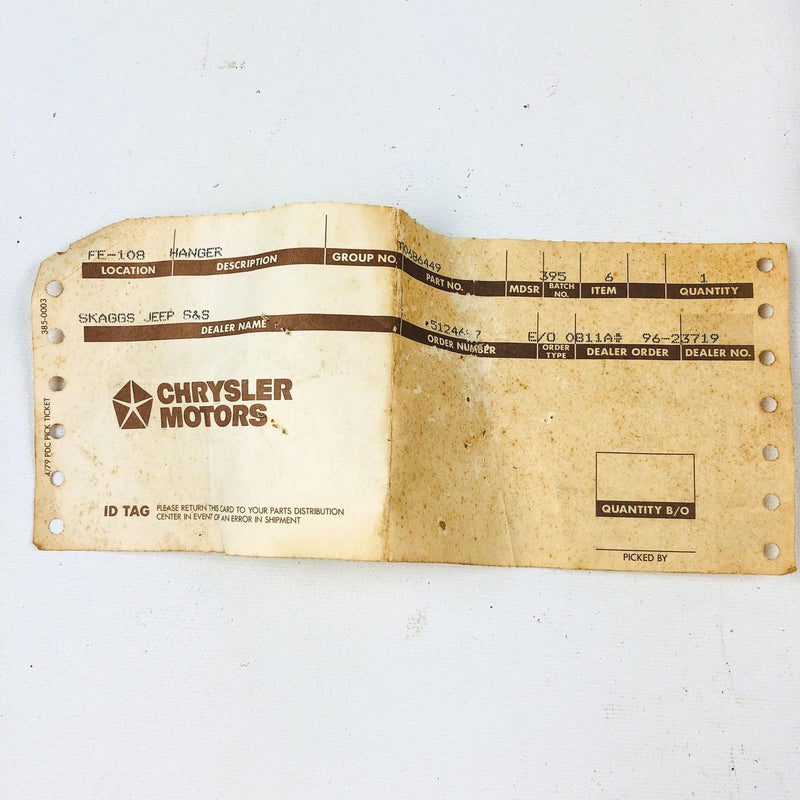 Mopar T0686449 Exhaust Hanger 7700686449 OEM NOS Sealed 5