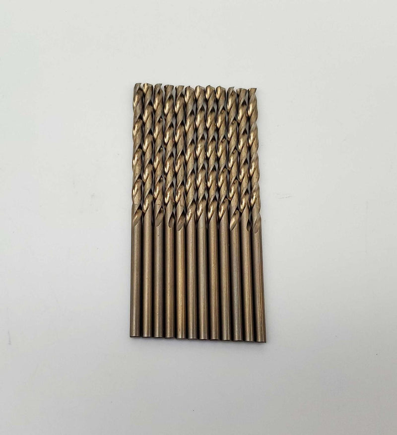 Cle-Line #36 Drill Bits 1-7/16" LOC 2-1/2" OAL 3/32" Shank Cobalt C23398 Pack 12 1