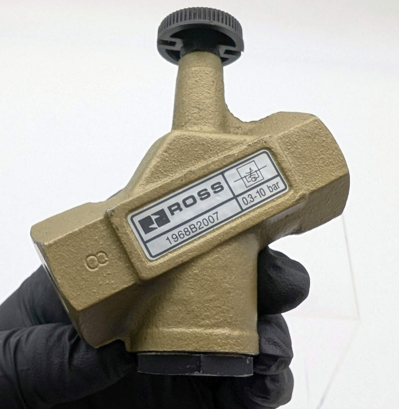 ROSS 1968B2007 High Capacity Flow Control Valve 1/4" NPT Pneumatic 19 Series