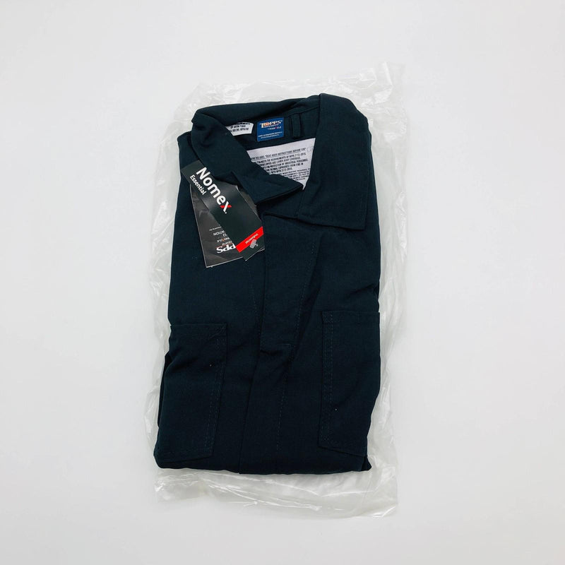 Topps CO07-5505 Coveralls Flame Resistant 50R Nomex 4.5oz Unlined Navy Blue NWT 5