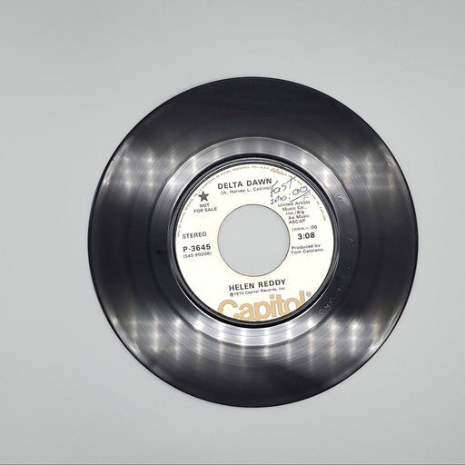 Helen Reddy Delta Dawn Single Record Capitol Records 1973 P-3645 PROMO 1