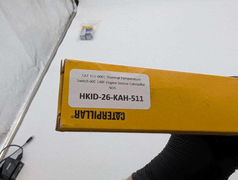 CAT 315-0001 Thermal Temperature Switch 60C 140F Engine Sensor Caterpillar NOS
