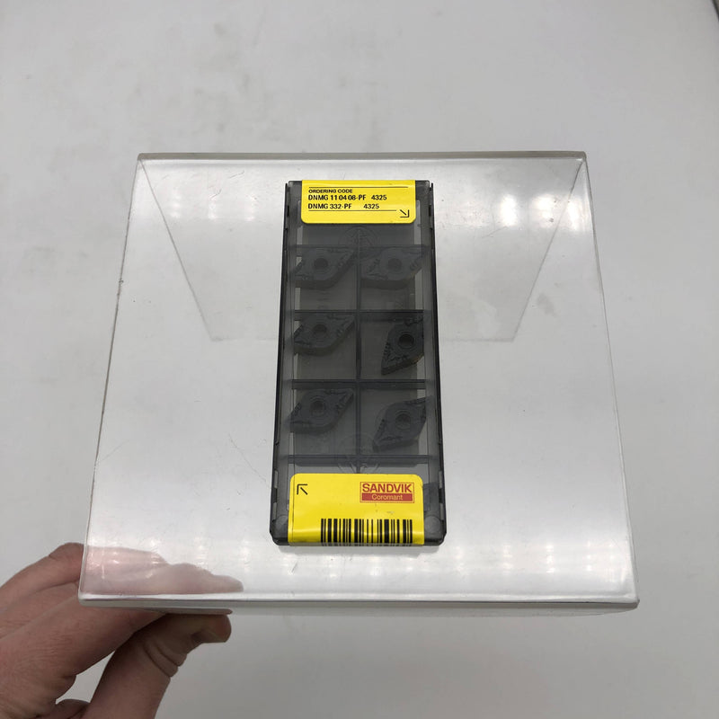10pk Sandvik DNMG110408-PF Turning Insert T Max P Grade 4325 DNMG332-PF Carbide 10