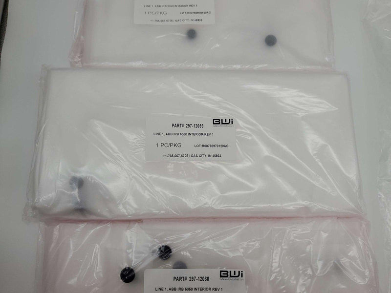 BWI 297-12061 Robot Cover for ABB IRB 5350 Door Opener Interior Rails Right Side 3