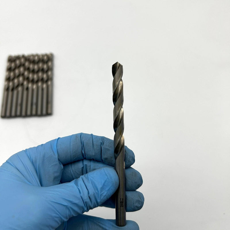 Cle-Line C62876 Jobber Drill Bit 1898 7.8mm Bright HSS 118 Radial Point 11pk 4