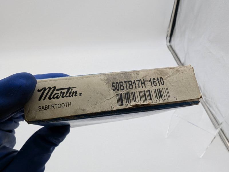 Martin 50BTB17H 1610 Chain Sprocket 1610 Bore 17 Teeth 5/8" Pitch 3.718" Hub OD 4