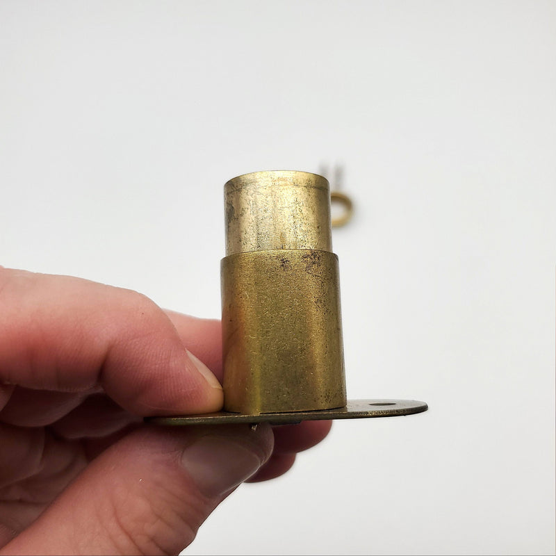 Yale Sliding Door Lock Push Turn 1-1/8" X 0.8" Cylinder 1/2" Throw Keyed Alike 6