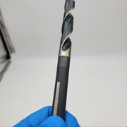 EXACTEK 33/64" Drill Bit 2 Flute 6-1/8" OAL 3-1/4" LOC 1/2" Chuck 188 Deg HSS 4