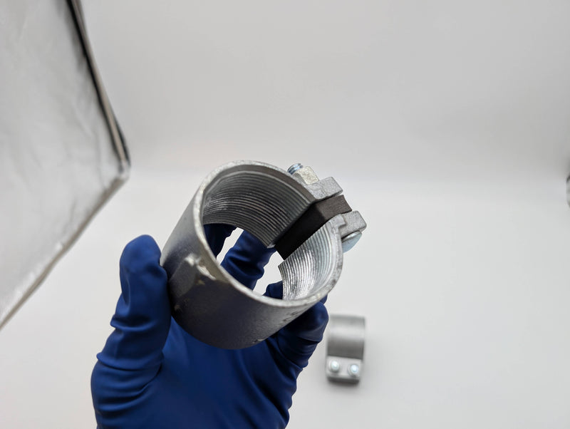 Crouse-Hinds TCC6 2 Split Conduit Couplings Ductile Iron Neoprene Gasket 2 Pack 3