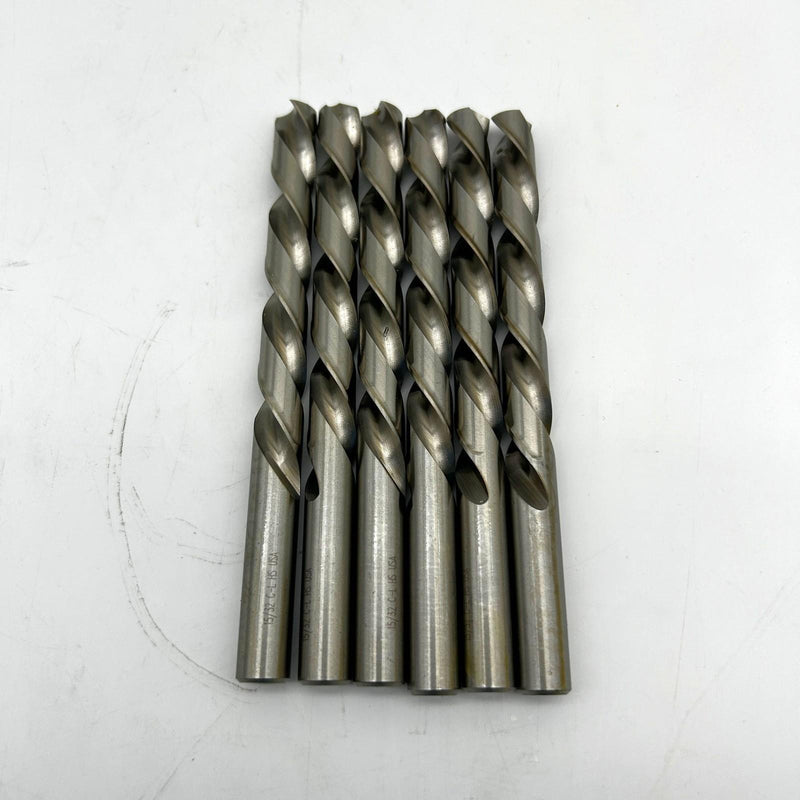 Chicago-Latrobe 44430 Jobber Drill Bit 15/32 Left Hand 150L HSS Bright 6pk 3