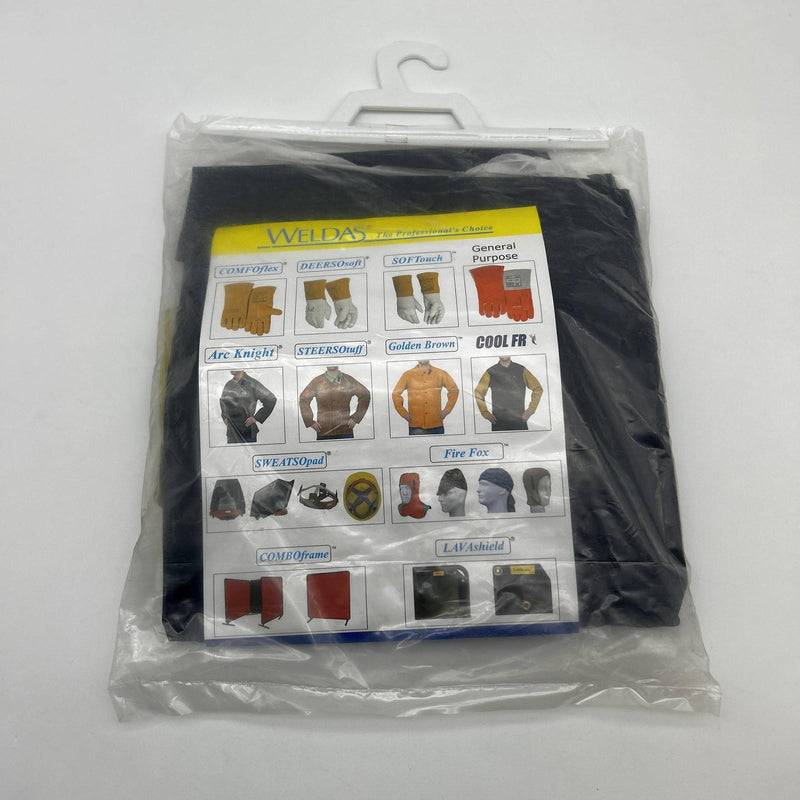 Weldas 33-8060 Welding Jacket 2XL Cool FR Hybrid 9oz Cotton W/ Leather Sleeves