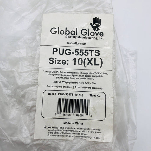 Global Glove PUG-555TS Cut Resistant Glove 10/XL Samurai Pu W/ Taeki5 12 Pairs 2