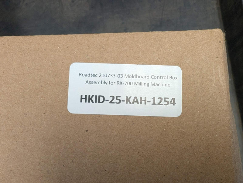 Roadtec 210733-03 Moldboard Control Box Assembly for RX-700 Milling Machine 9