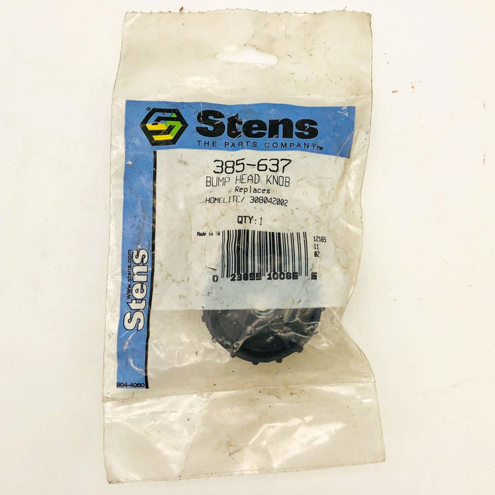 Stens 385-637 Bump Head Knob for Trimmer NOS For Homelite 308042002 Sealed 1