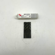 Chicago-Latrobe 45859 Jobber Length Drill Bit 150ASP 6.40mm Black Oxide 7pk 8