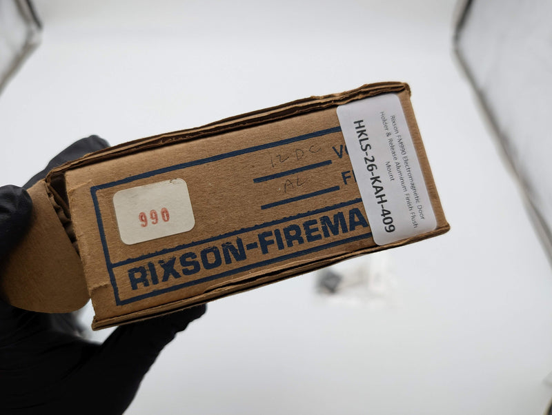 Rixson FM990 Electromagnetic Door Holder & Release Aluminum Finish Flush Mount