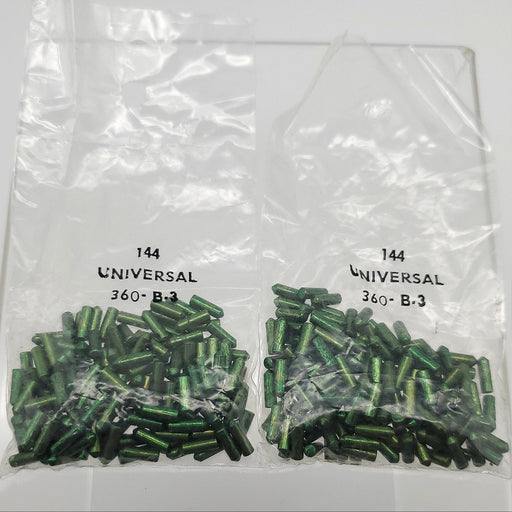 Lab B3-360 Universal Bottom Pins 0.360 Green 2 Packs 200 Total 1