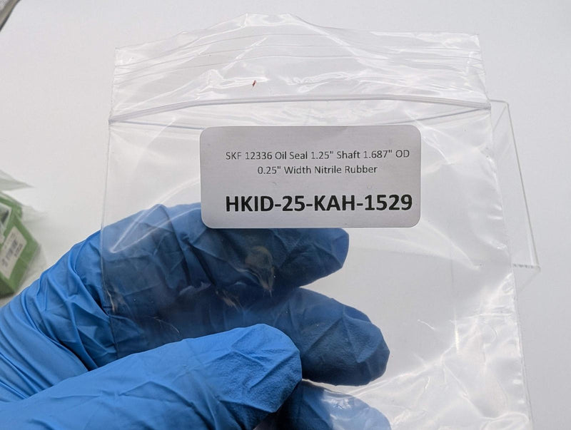 SKF 12336 Oil Seal 1.25" Shaft 1.687" OD 0.25" Width Nitrile Rubber 5