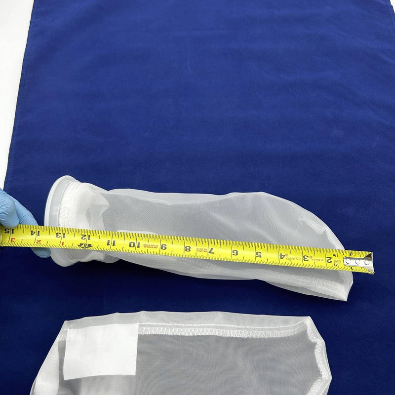DHA NMO300P4POL/A Liquid Filter Sock Bag 4" x 14" P Flange 300 Mi Mesh Lot of 5