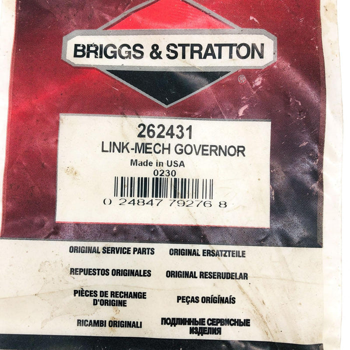 Briggs & Stratton 262431 Governor Mech Link OEM New Old Stock NOS Sealed 7