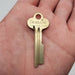 1x Diebold 03-0000430-0-00-A Safe Deposit Key Blank 0.1" T x 0.38" W x 2.23" L 1