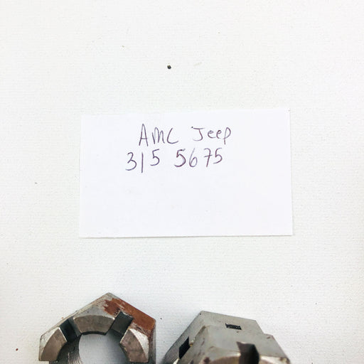 AMC Jeep J3155675 Spindle Castle Nut OEM NOS 1981-86 CJ 5-8 Scrambler 2