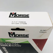 Morse MHS84-177849 Hole Saw 5-1/4" / 133mm Bi Metal 1-15/16" Cutting Depth 4