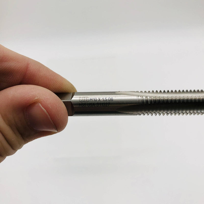 Union Butterfield 1012484 Hand Tap 1700 Series M10 X 1.5 D6 4 Flutes Taper Cham 5