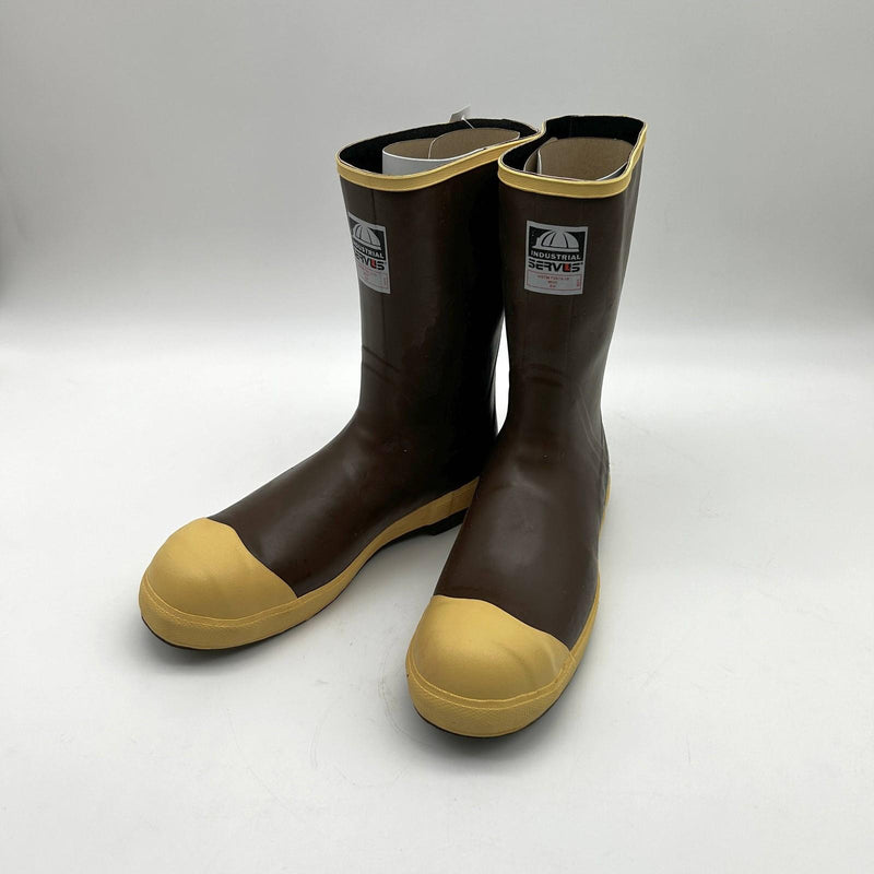 Honeywell Servus 22114 Waterproof Steel Toe Boots Sz 13 Neoprene Dip Anti Skid