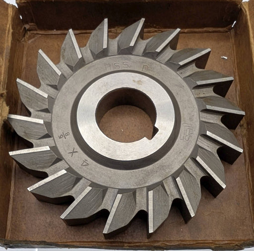 Brown & Sharpe Side Milling Cutter 4" Diam 5/8" Wide 1" Arbor Hole 1