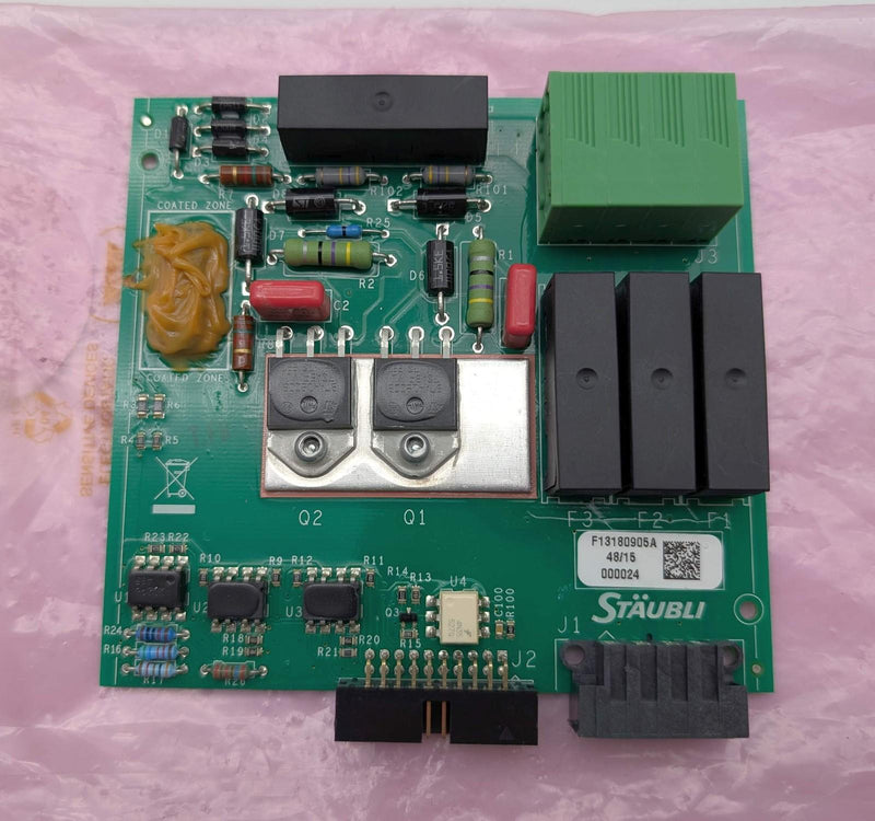 Staubli F13180905A Robot Power Control Board New Old Stock 1