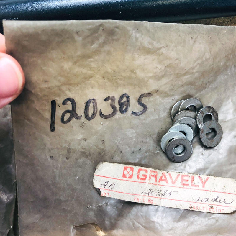 Gravely 06409200 Washer Flat STL .188x.438 OEM NOS Replaces 120385 / 00092357 2