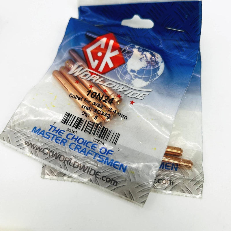 3/32 Inch Copper Std Collet for Tig Torches CKWorldwide Profax PX10N24 Lot of 50 4