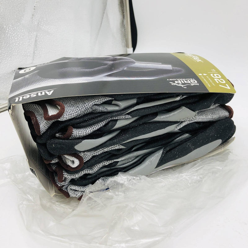Ansell 11927 Work Gloves Size 9 Large Cut Resistant Nitrile Palm HPPE 12 Pairs 8