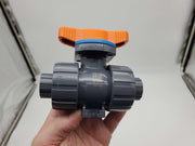 Hayward TBH1050ASTV0000 1/2" True Union Ball Valve PVC FPM Seals 250 PSI 2