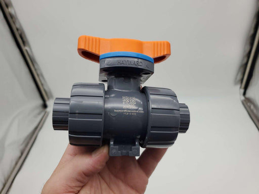 Hayward TBH1050ASTV0000 1/2" True Union Ball Valve PVC FPM Seals 250 PSI 2