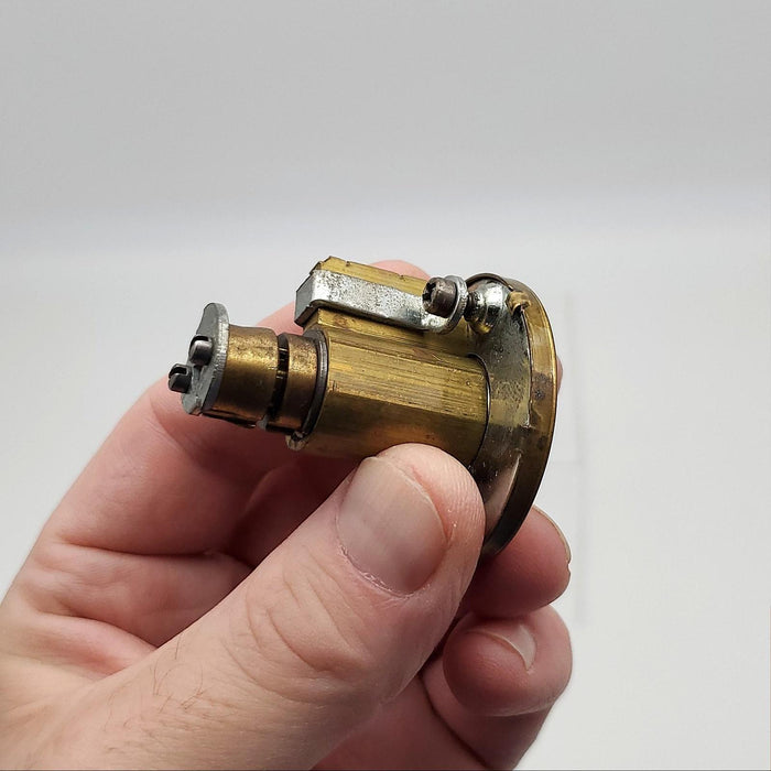Dexter Dexlock Knob Lock Cylinder Assembly Bright Brass Byron Keyed Differently 5