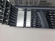 Cle-Line C21127 Jobber Drill Bit Set 1/16" to 1/2" 118 Deg 115 Pieces 7