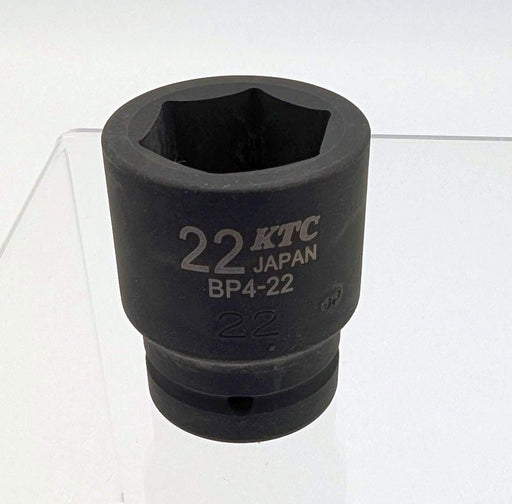 KTC BP4-22 Impact Socket 22mm 6 Point 15mm Depth 42 OAL 1