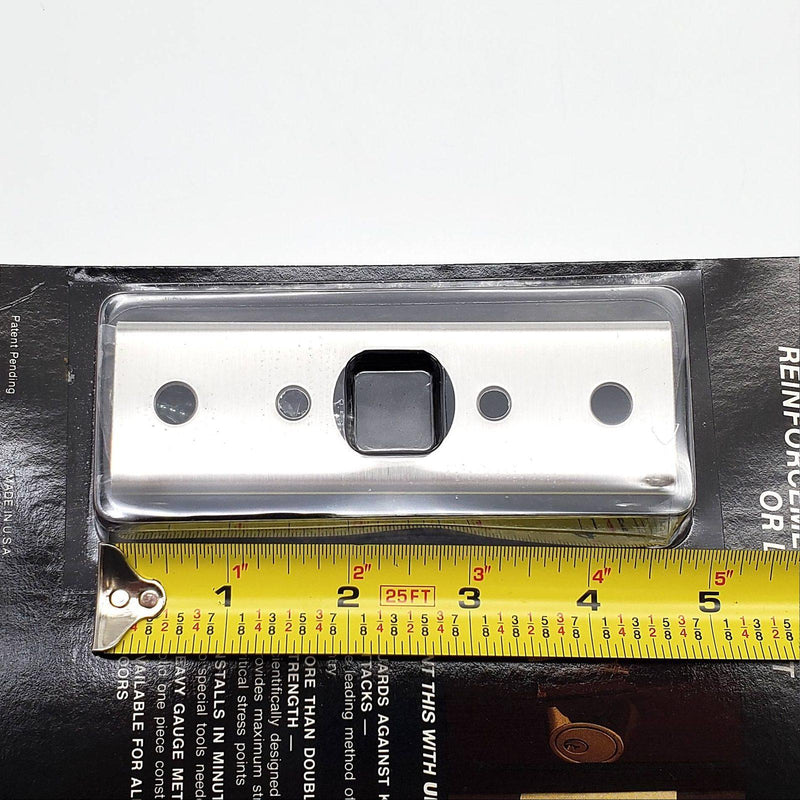 2x Security Door Reinforcement Plate Deadbolt or Lockset MAG Edge Guard 10-S 7