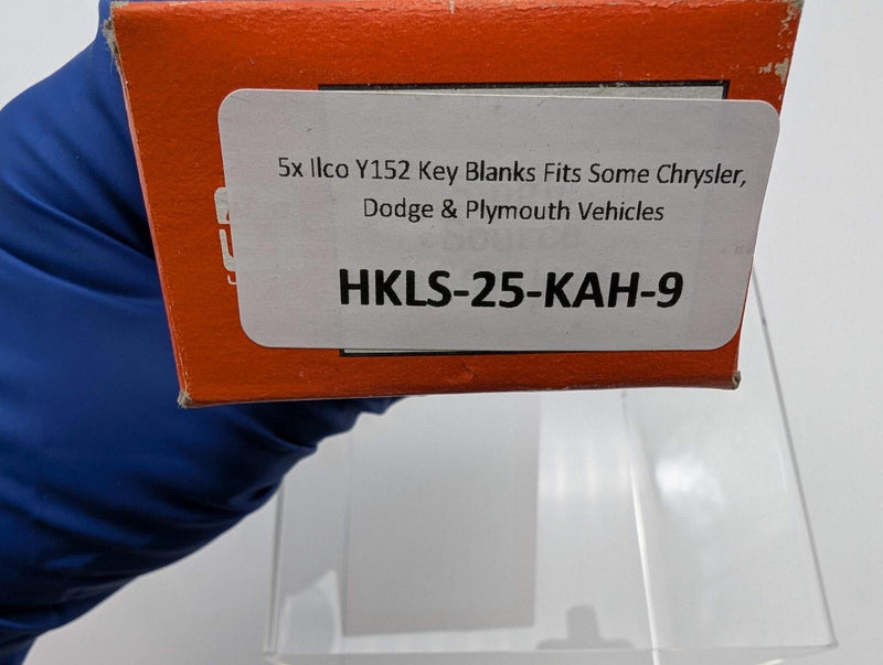 5x Ilco Y152 Key Blanks Fits Some Chrysler, Dodge & Plymouth Vehicles 3