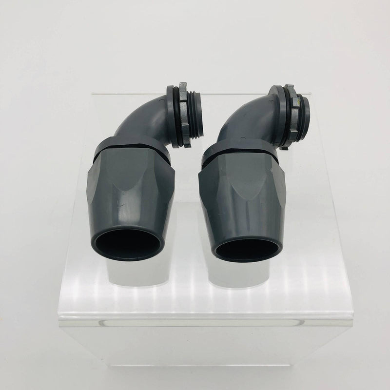 Carlon LT20F-NEW Carflex Fitting 1in 90 Degree Liquid Tight Non-Metallic 2pk 11