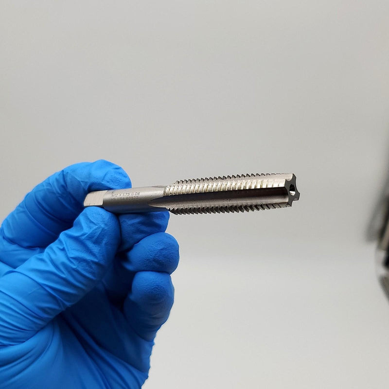 M12 X 1.75 D7 Hand Tap 4 Flute High Speed Steel 0.275" Chuck Exactek 3112756 1